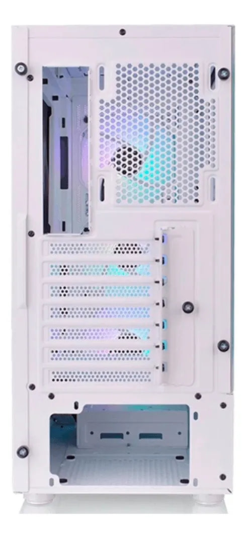 Caja Atx Thermaltake S200 Argb (blanco) + Fuente 650w Bronce Color Blanco