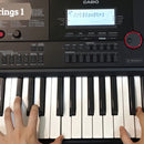 Teclado Casio Ct-x3000, 61 Teclas, Sonido De Alta Calidad Color Negro