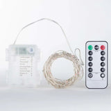 Extensión 100 Luces Navideñas Led Sf 33 Pies Con Control