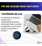 Adaptador Wifi Usb 5g Dual Band 1300mbps Com Antena