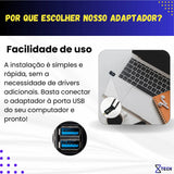 Adaptador Wifi Usb 5g Dual Band 1300mbps Com Antena