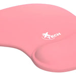 Pad Mouse Ergonómico Con Soporte Gel Rosa