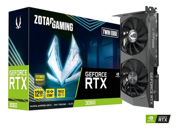Tarjeta de video Nvidia Zotac Gaming GeForce RTX 30 Series RTX 3060 Black Edition 12GB