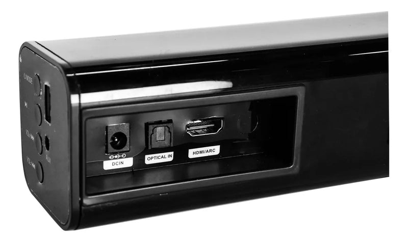 Barra De Sonido 40w Rms Vta Con Bluetooth, Hdmi Arc Y Óptica Color Negro