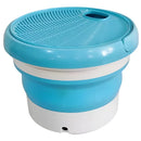 Mini Lavadora Plegable Balde 7l Eléctrica Portátil Retráctil Varios