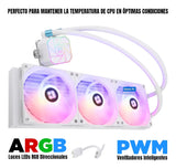 Enfriamiento Liquido Pc Cpu Ta 360 Argb Lga 1700 Am5 Blanco