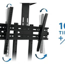 Soporte Tv Móvil Ruedas, 32'' A 70'' / Max 50kg, Jd Spr-6402 Color Negro