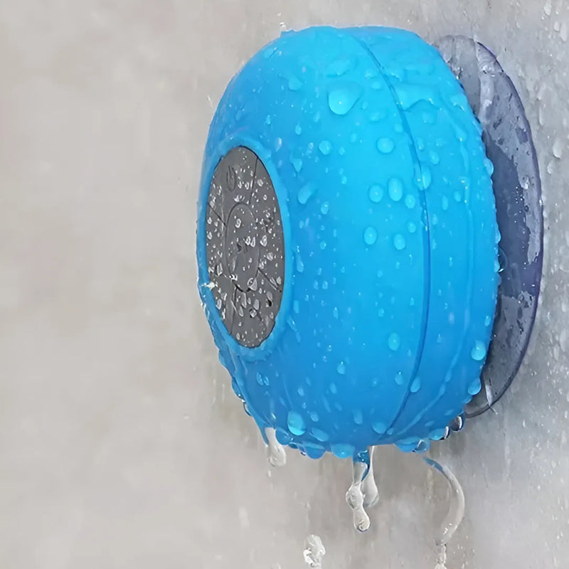 Parlante Bluetooth Resistente Al Agua Manos Libres Para Baño Color Azul
