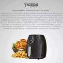 Freidora Electrica De Aire Manual 4.5 Litros Tigers Tg337 Negro