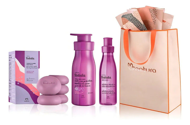 Set de Regalo Femenino Tododia Ciruela y Flor de Vainilla Completo