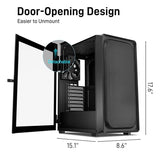 Caja Pc Darkrock Ec2 Atx, Vidrio Templado, 40 Gpus, Usb-c