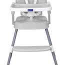 Silla Comedor Bebe 3en1 Happy Baby Azul Cp7000 Color Gris