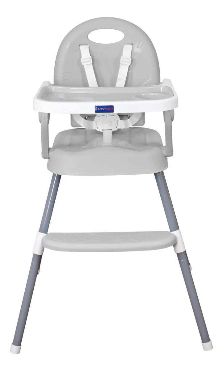 Silla Comedor Bebe 3en1 Happy Baby Azul Cp7000 Color Gris