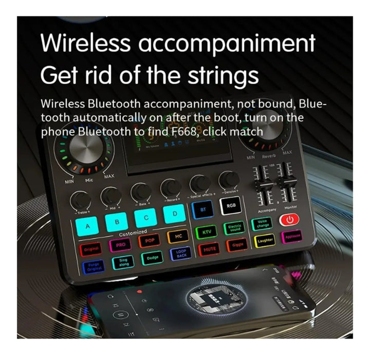 Audio Equipo De Sonido Tarjeta De Audio Mezclador Equipos Dj