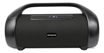 Bocina Portátil Aiwa Aws1000bt Negro Bluetooth 90W RMS Resistente al Agua con Luces LED