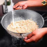 Escurridor Aceite Papas Patacones Colador Metal Galvanizado