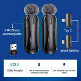 Micrófono Inalámbrico Vimai M8 Solapa Dual iPhone/USB-C Cancelación Ruido