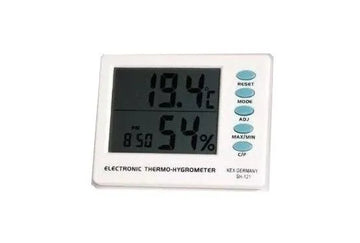 Termohigrometro Lectura Digital + Reloj Sh121
