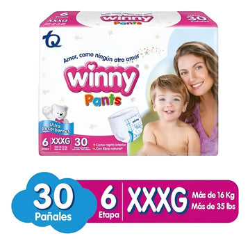 Pañal Winny Pants Etapa 6 X30 Etapa 6 Xxg
