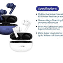 Audifonos Bluetooth Realme Buds Air 5 Earbuds Blanco