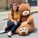 Puff Silla Peluche Oso Gigante 100x90cm