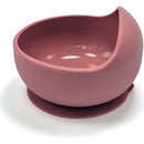 Kit Alimentación Bebe Niño Vajilla En Silicona Plato Babero Color Rosa Liso