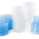 Vasos Set Contenedores Bolsas Leche Materna Reutilizables