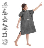 Toalla Cambiante Para Ninos Con Capucha Y Bolsillo