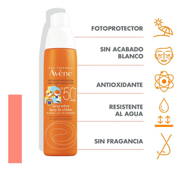 Avene Protector Solar Niños Spf50+ 200 Ml
