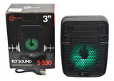 Parlante Cabina 3 Fly Sound S-550 Bluetooth Aux Usb Tf Fm Negro