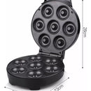 Maquina Eléctrica P/ Mini Donas Antiadherente Indicador Luz