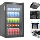 Refrigerador Y Nevera De Bebidas, Minibar Cap120 Latas Negra Negro
