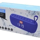 Parlante Reloj Radio Multifuncion Inalámbrico Portátil T&g Azul