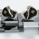 Audifonos Kz Zas Metal Alta Fidelidad sin microfono Cable De Lujo Color Negro