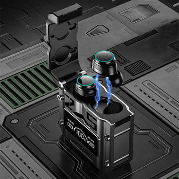 Audífonos Tws Bluetooth Gamer M25 Negros Inalámbricos