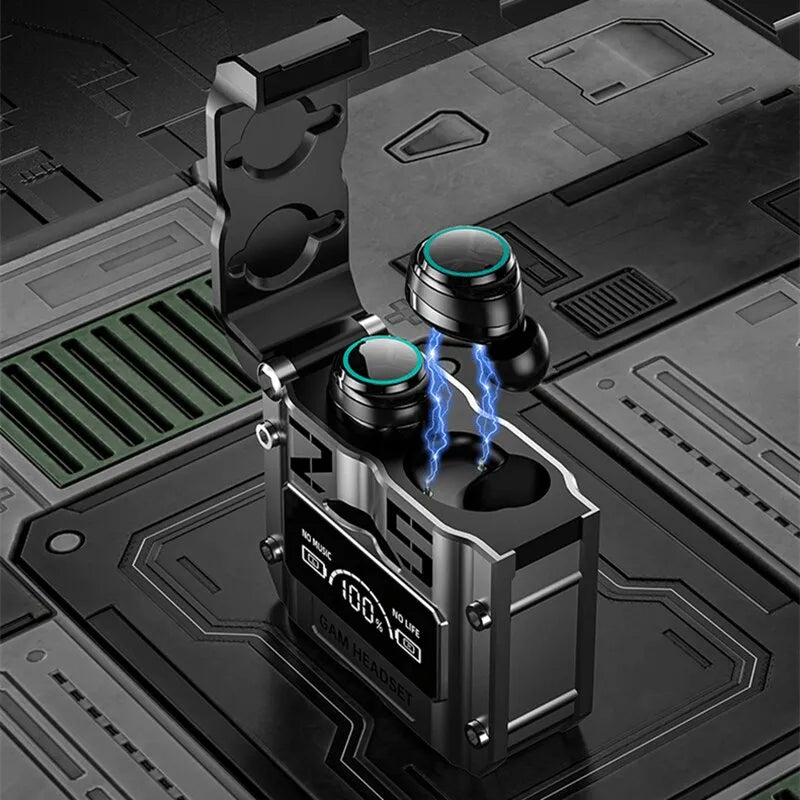 Audífonos Tws Bluetooth Gamer M25 Negros Inalámbricos
