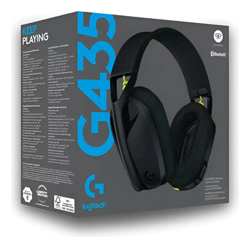 Diadema Gamer Inalambrica Bluetoot Ultraligera G435 Logitech Negro