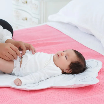Cambiador Semi Acolchado Oso Para Bebe Toral Blanco
