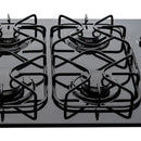 Estufa De Empotrar Esmaltada 60x50 Cm Gas Natural Haceb Color Negro