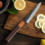 Turwho Cuchillo Utilitario Japones De 5 Pulgadas Forjado A M