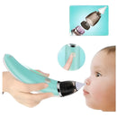 Aspirador Limpieza Nasal Para Bebe Niño Eléctrico Automatico Verde Claro