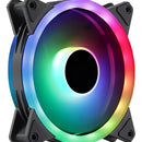 Ventilador Fan Cooler 120mm. Caja Pc Gamer / Luz Led Rainbow