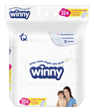 Toallitas Humedas Winny Aloe Bolsa - Unidad