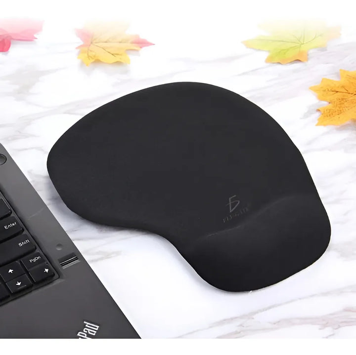 Mousepad Tapete Ergonomico Antideslizante Descanso Muñeca Color Negro