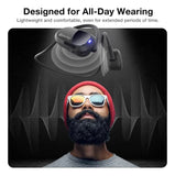 Audífonos Auriculares Air Conduction Oido Abierto Livianos Negro