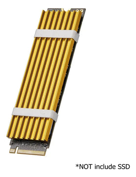 Disipador Ram So-dimm Y Ssd M.2 Nvme Laptop Portátil Dorado
