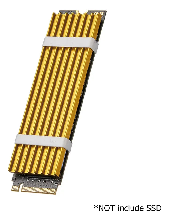 Disipador Ram So-dimm Y Ssd M.2 Nvme Laptop Portátil Dorado