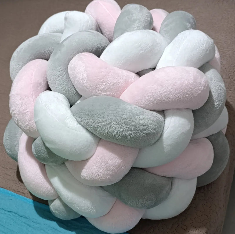 Bumper Trenza Cuna Bebé - 3 Hebras Bumper Trenza Cuna Bebé Babytrencitas Todos Los Colores