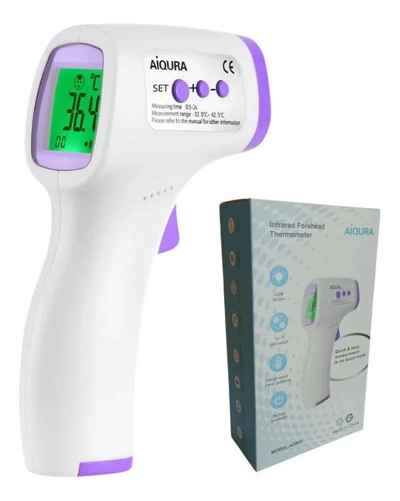Termómetro Digital Infrarrojo Led Temperatura Niños Adultos