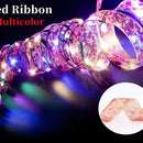 Cinta Navideña Con Luces Led Inalámbrica De 10 Metros Multicolor